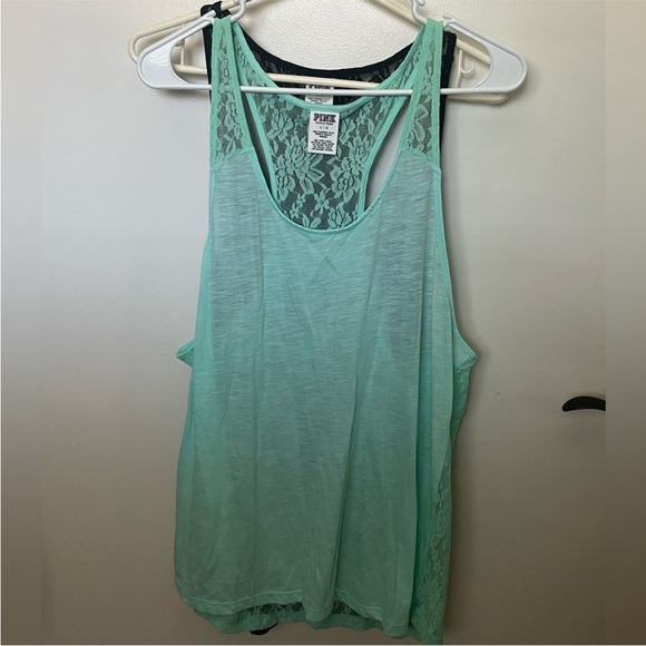 VS Mint Lace Tank Top - Picture 2 of 3